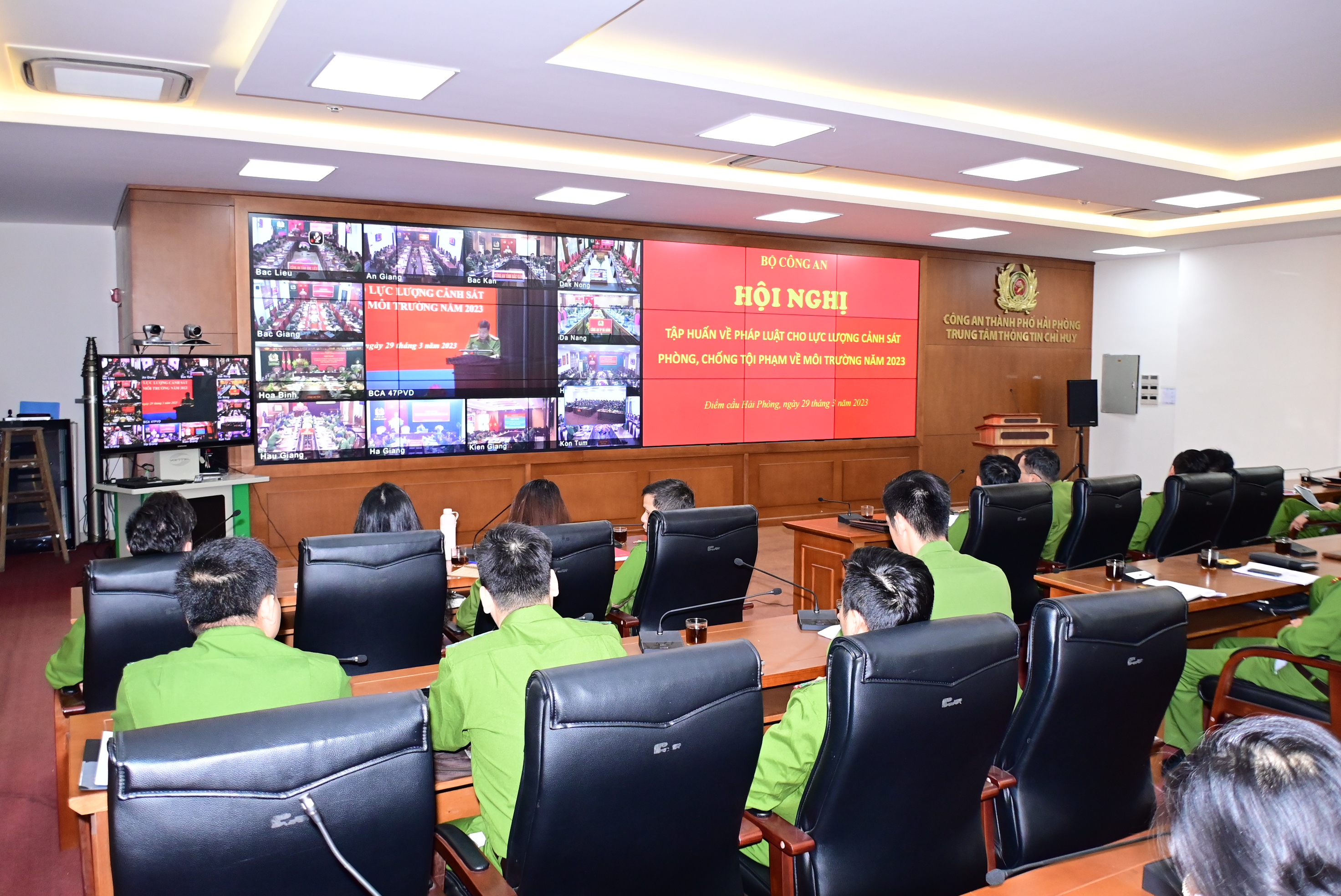 Tập huấn về pháp luật lực lượng Cảnh sát phòng, chống tội phạm về môi trường năm 2023